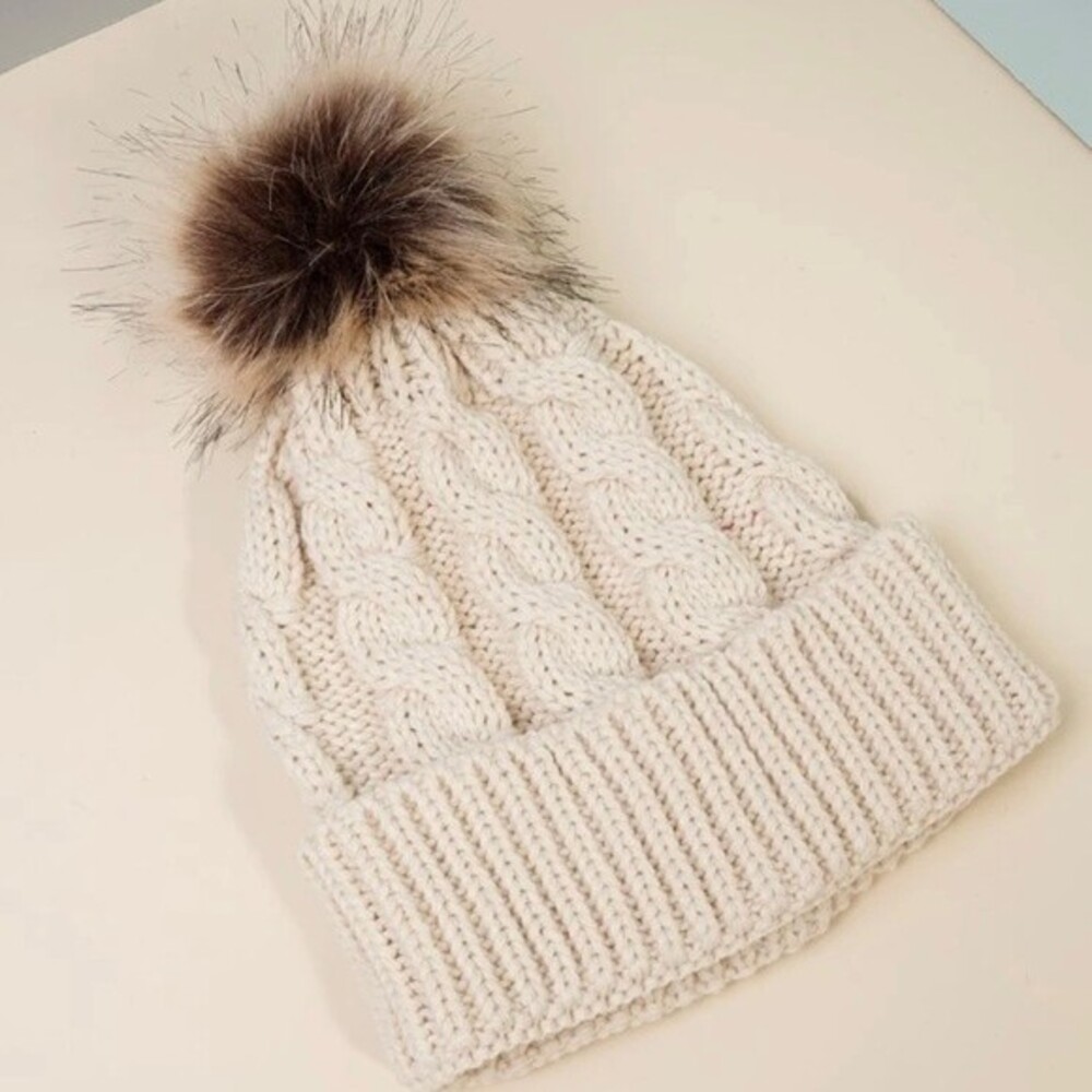 Beanie with Pom Pom NEW